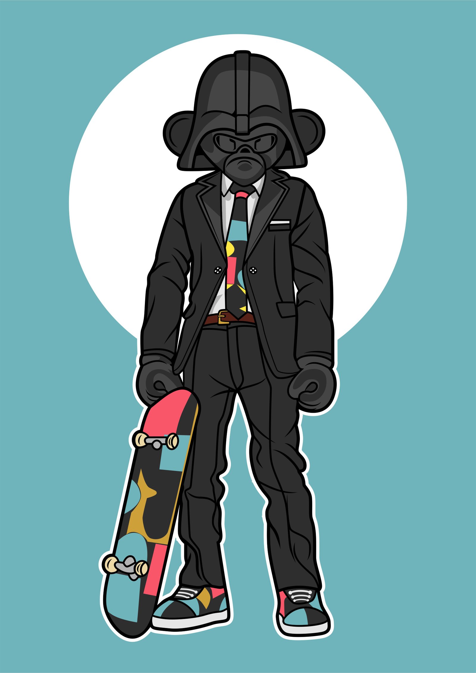 Darth Vader Skateboard