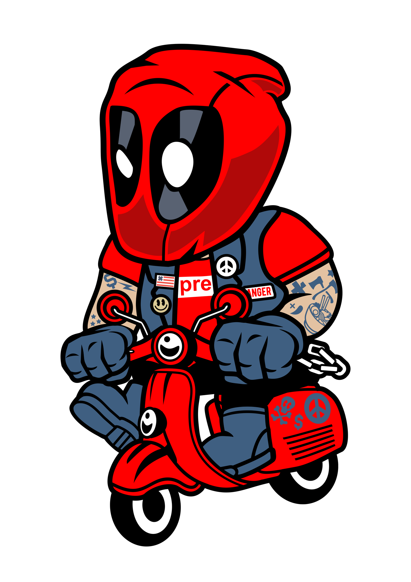 Dead Pool Scooter