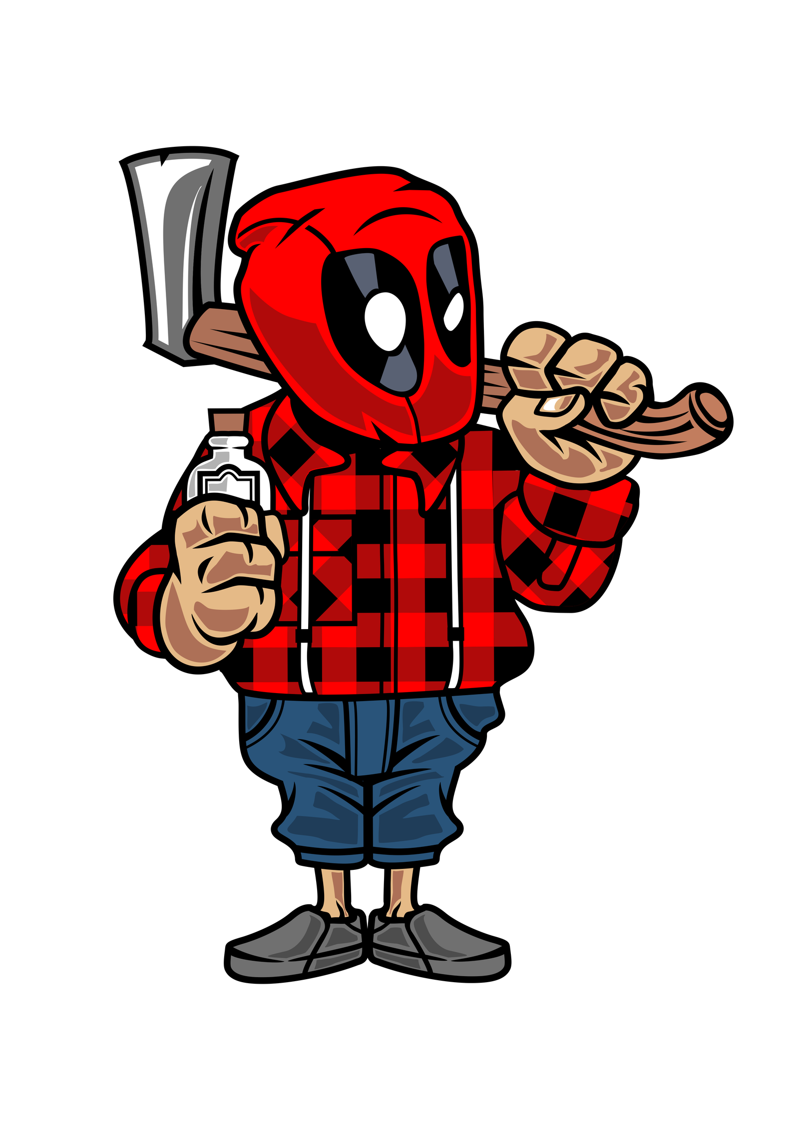 Deadpool Lumberjack