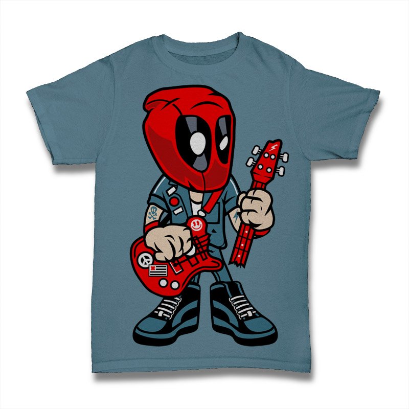 Deadpool Rocker Tshirt