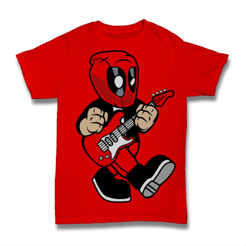 Deadpool Rockstar Tshirt