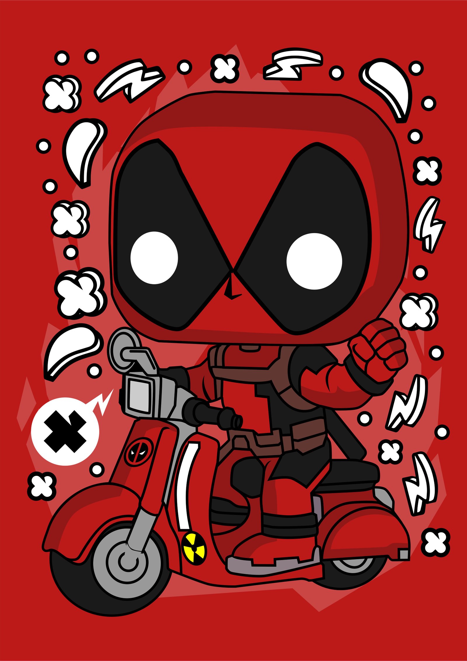 Deadpool Scooter