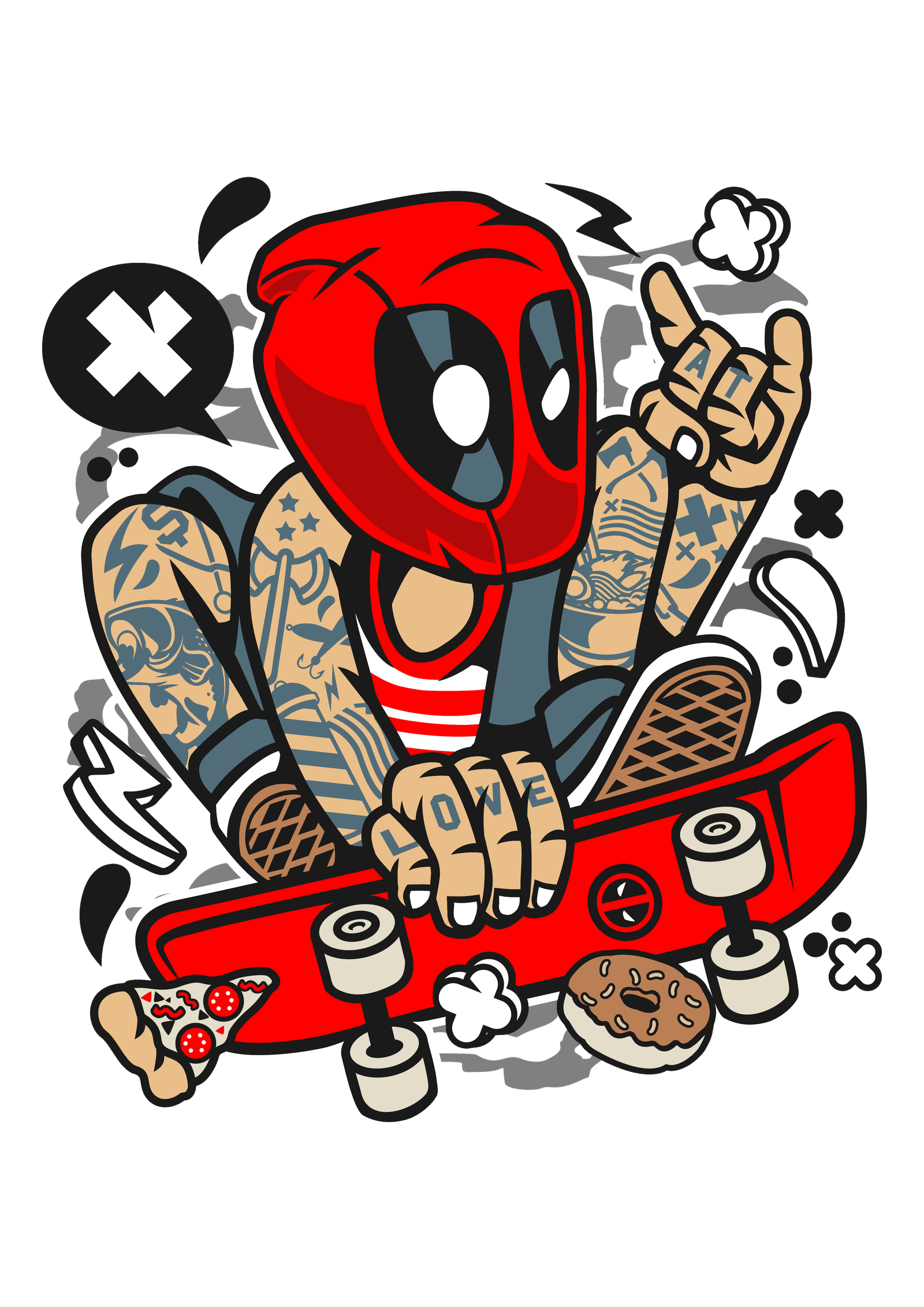 Deadpool Skater