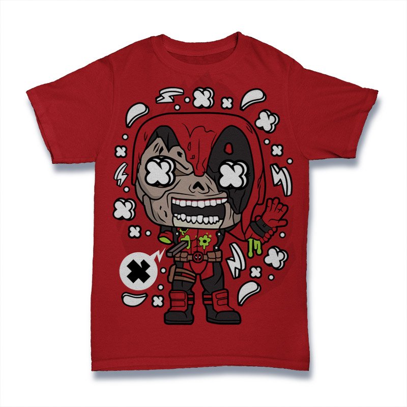 Deadpool Zombie Tshirt