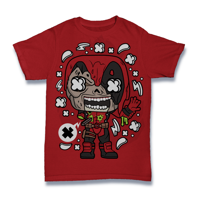 Deadpool Zombie Tshirt