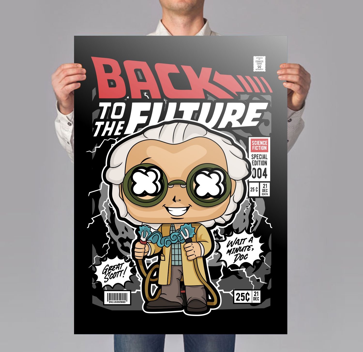 Dr Emmett Brown Poster