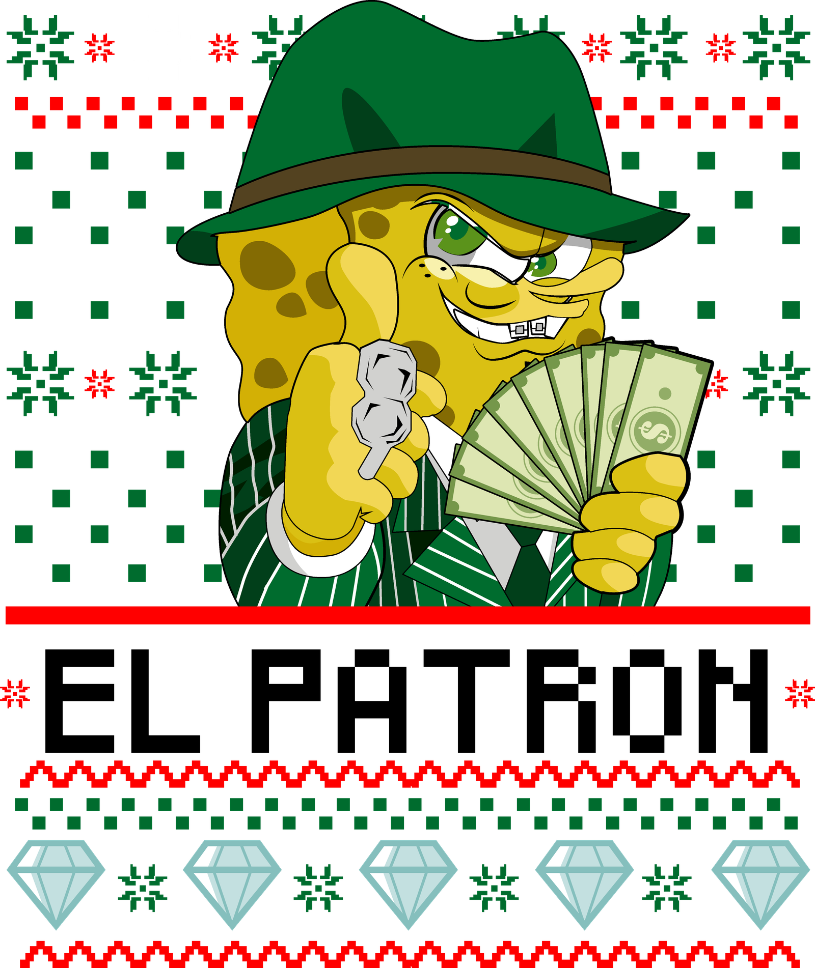 EL PATRON BOB ESPONJA NAVIDEÑO