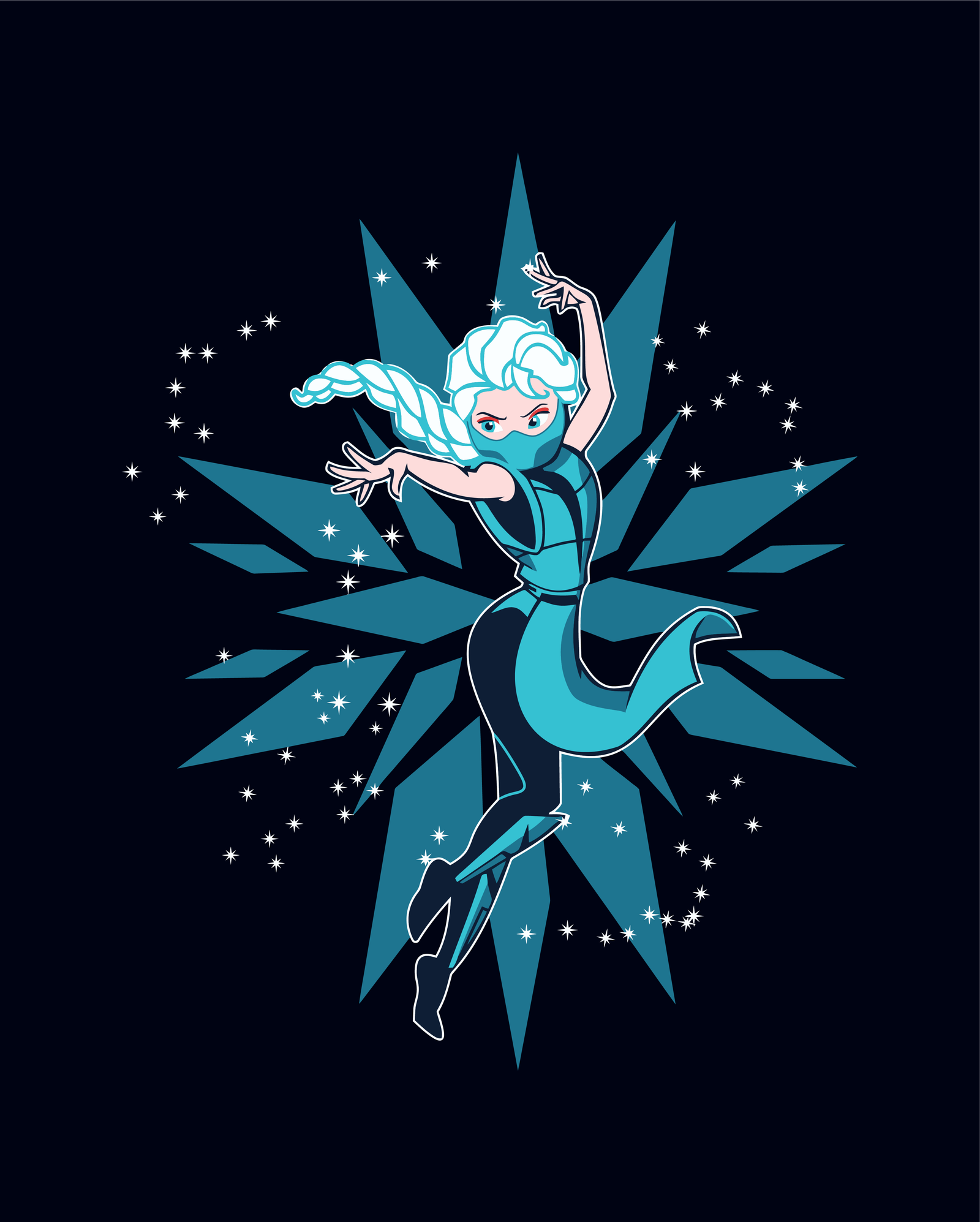 ELSA-SUBZERO BLACK