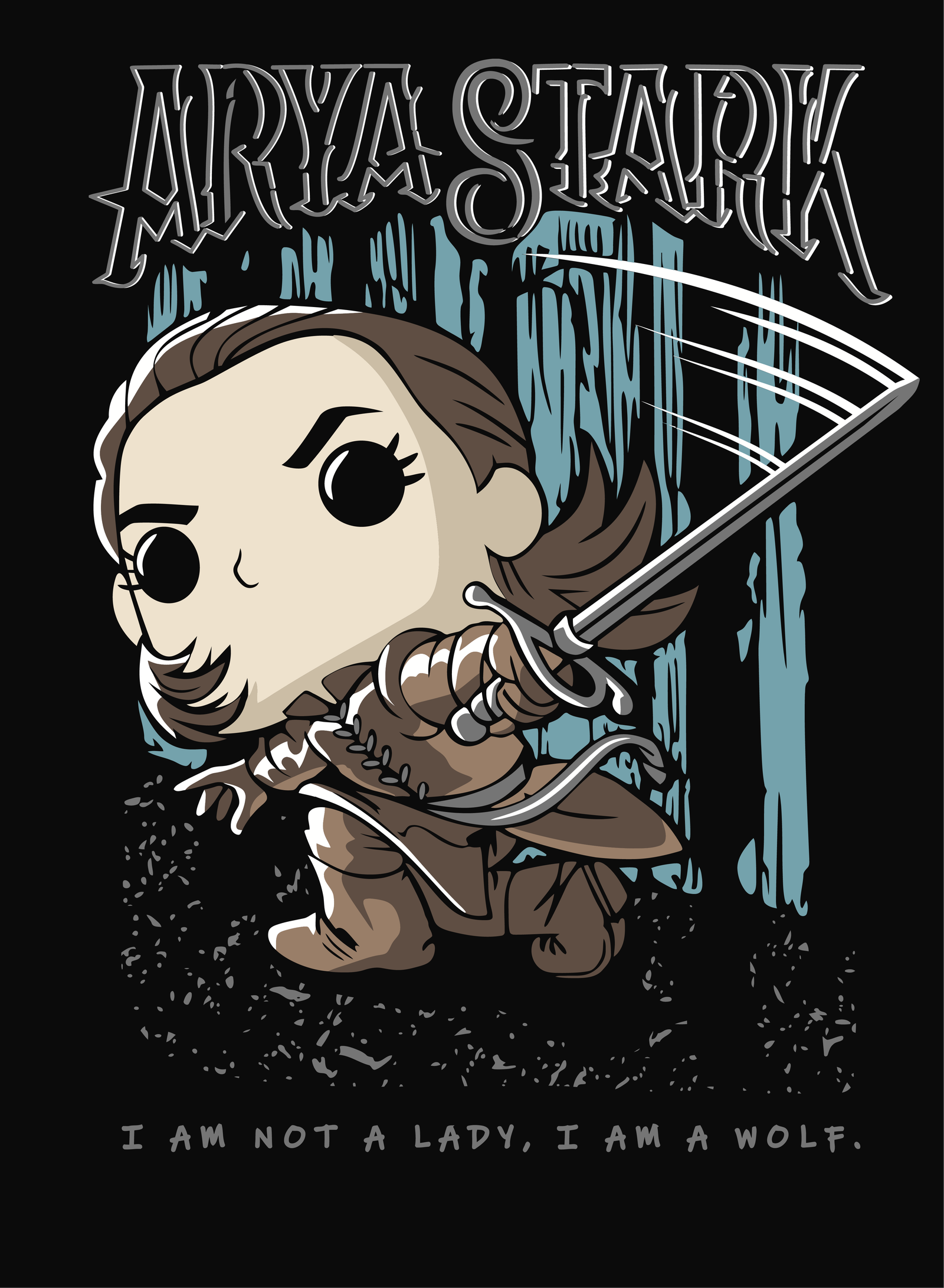FUNKO ARYA STARK Black
