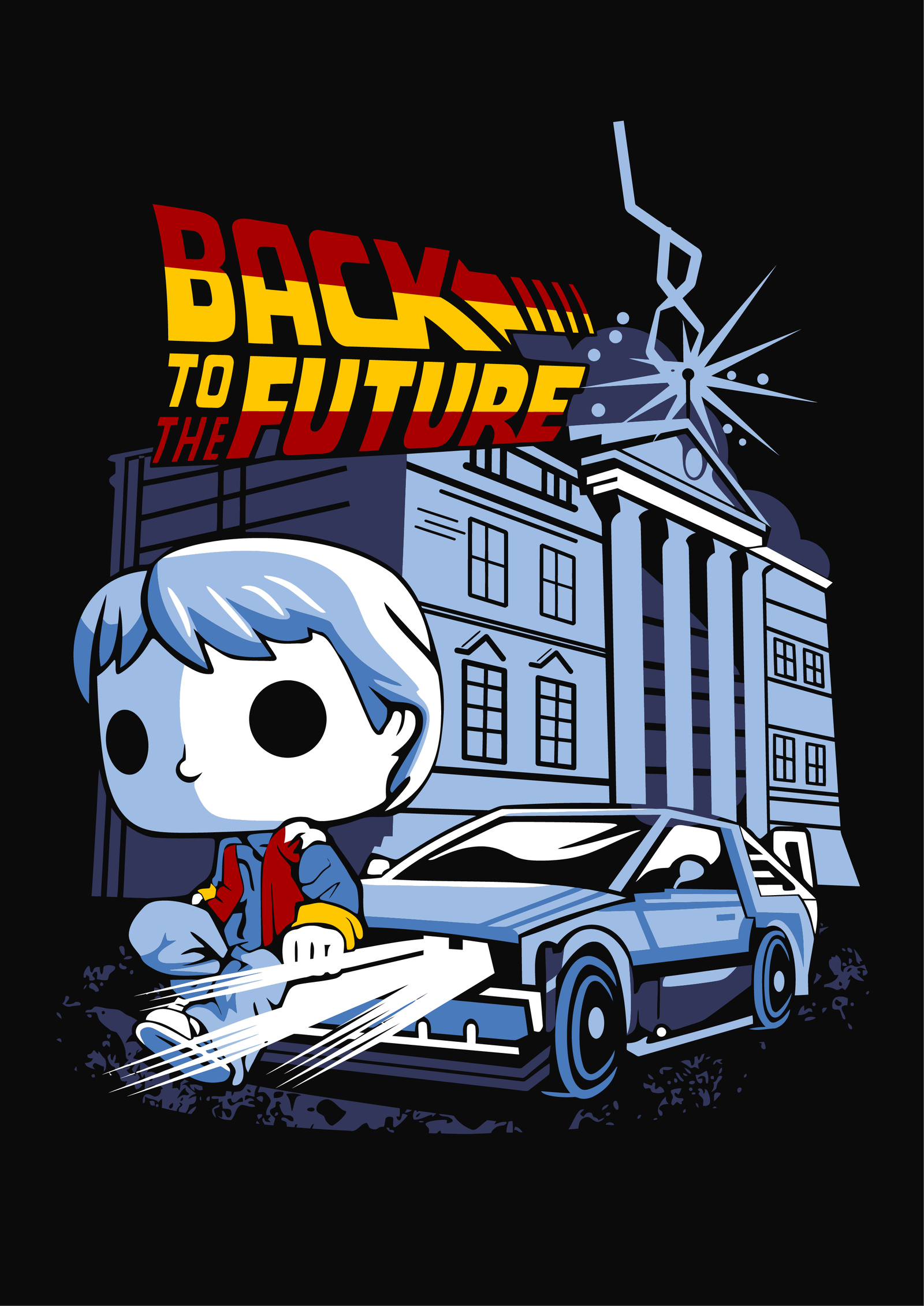 FUNKO BACK TO THE FUTURE BLACK