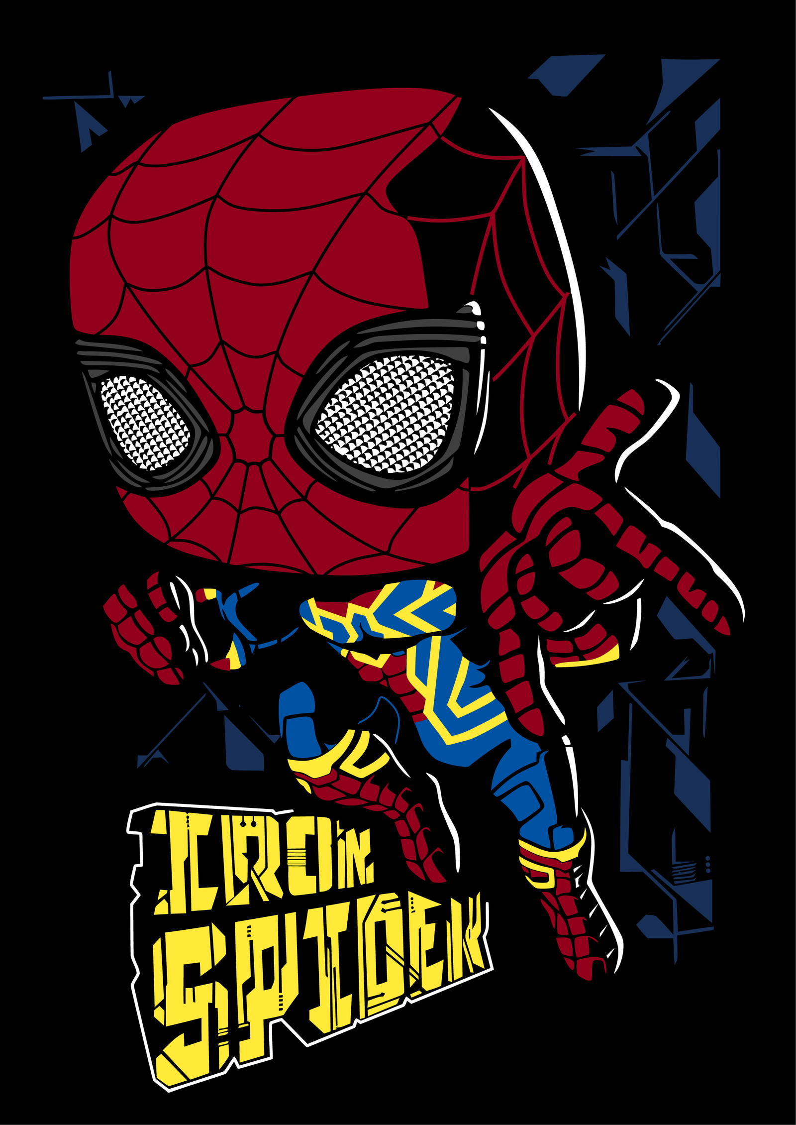 FUNKO IRON SPIDER BLACK