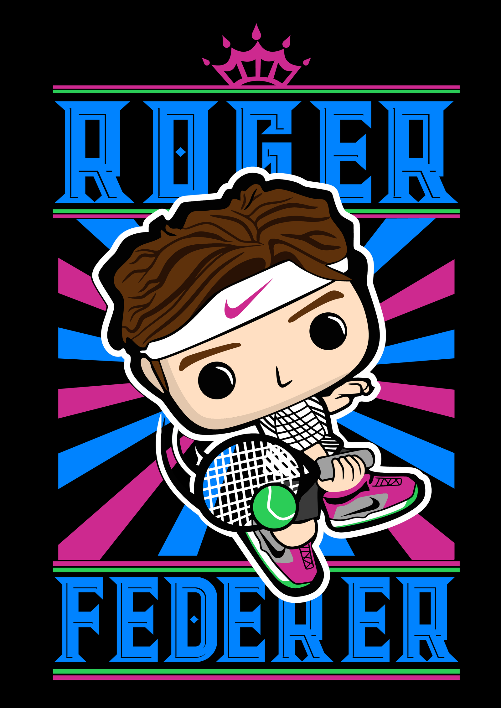 FUNKO ROGER FEDERER BLACK