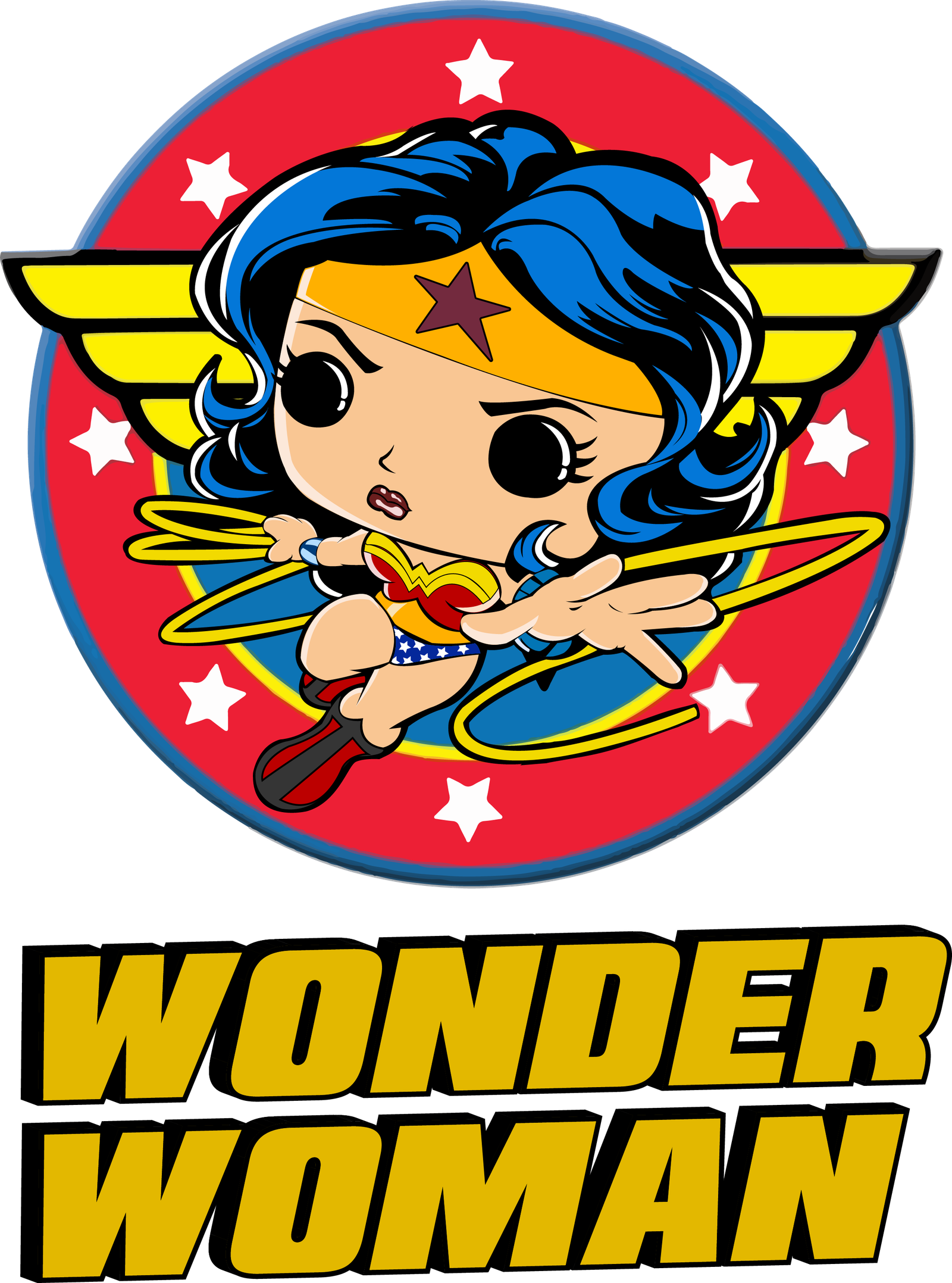 FUNKO WONER WOMAN RETRO (PARA SUBLIMAR)
