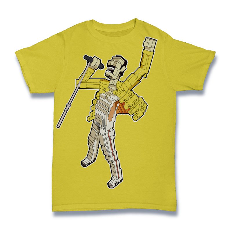 Freddy Mercuri Lego Tshirt