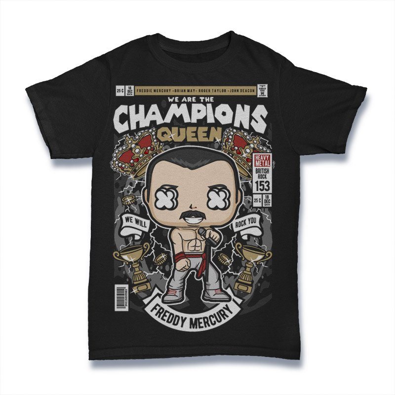 Freddy Mercuri Queen Tshirt