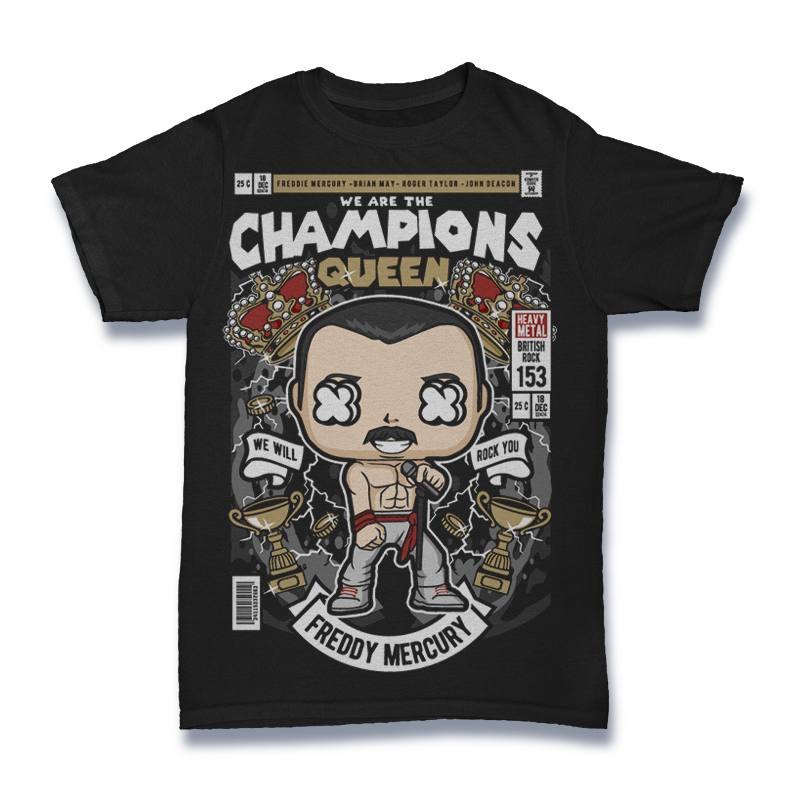 Freddy Mercuri Queen Tshirt