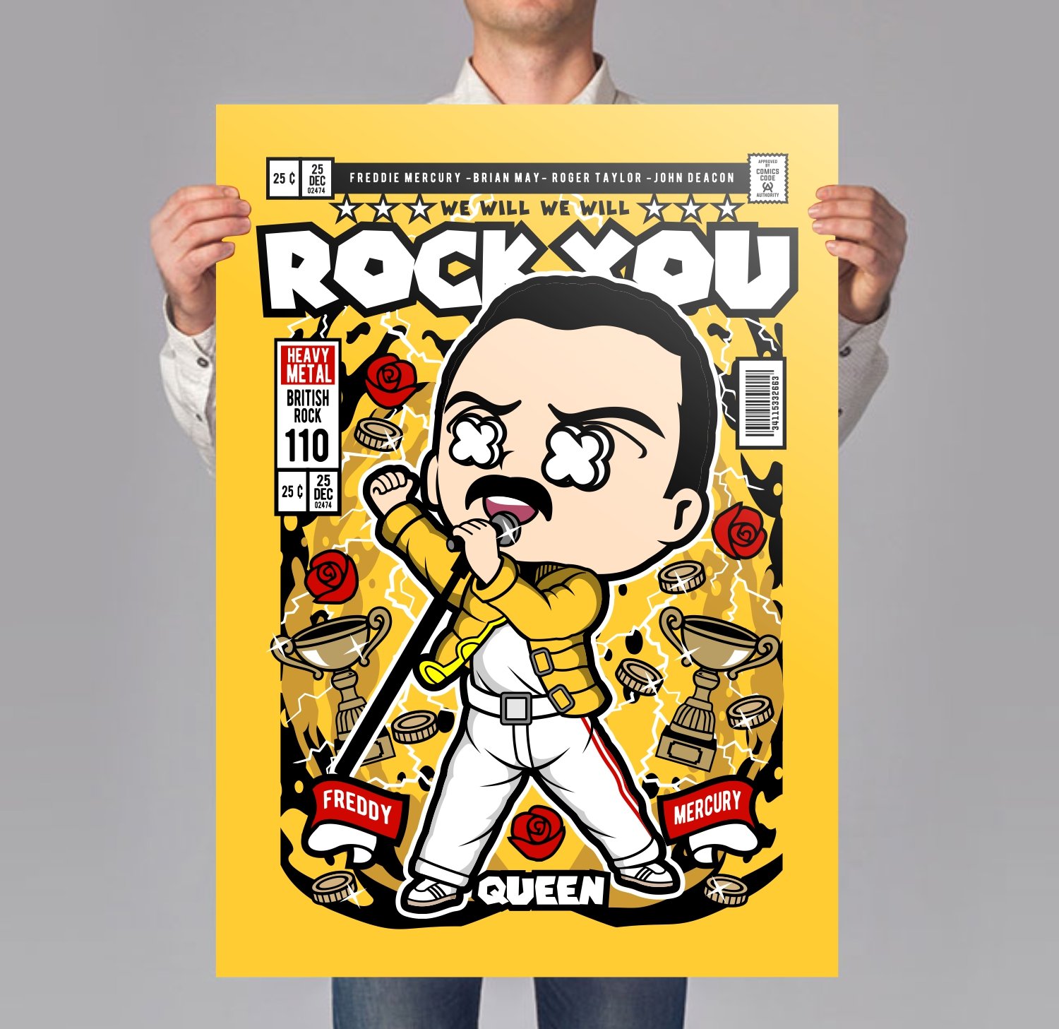 Freddy Mercury Poster