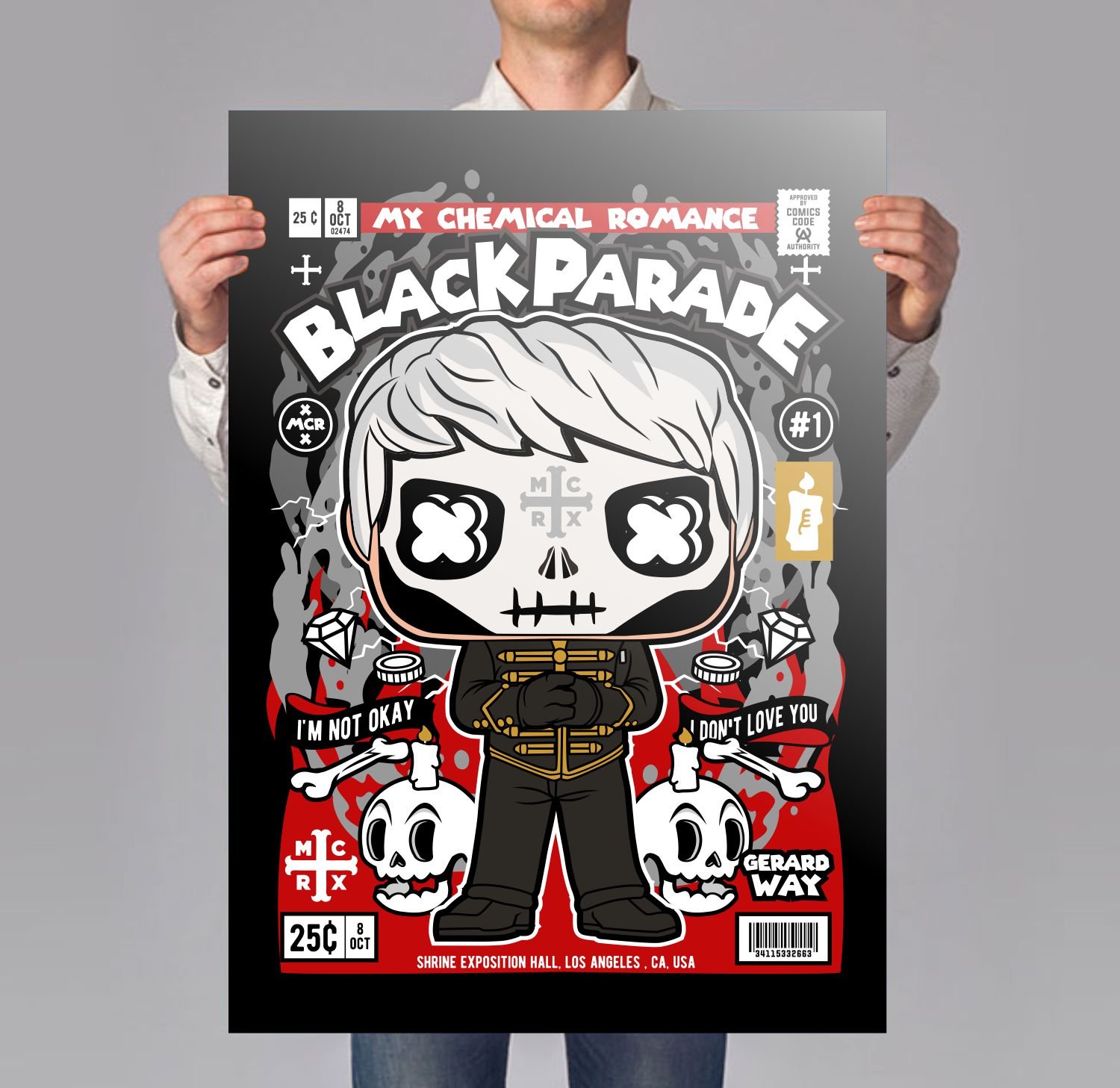 Gerard Way Black Parade Poster