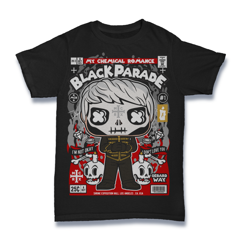 Gerard Way Black Parade Tshirt