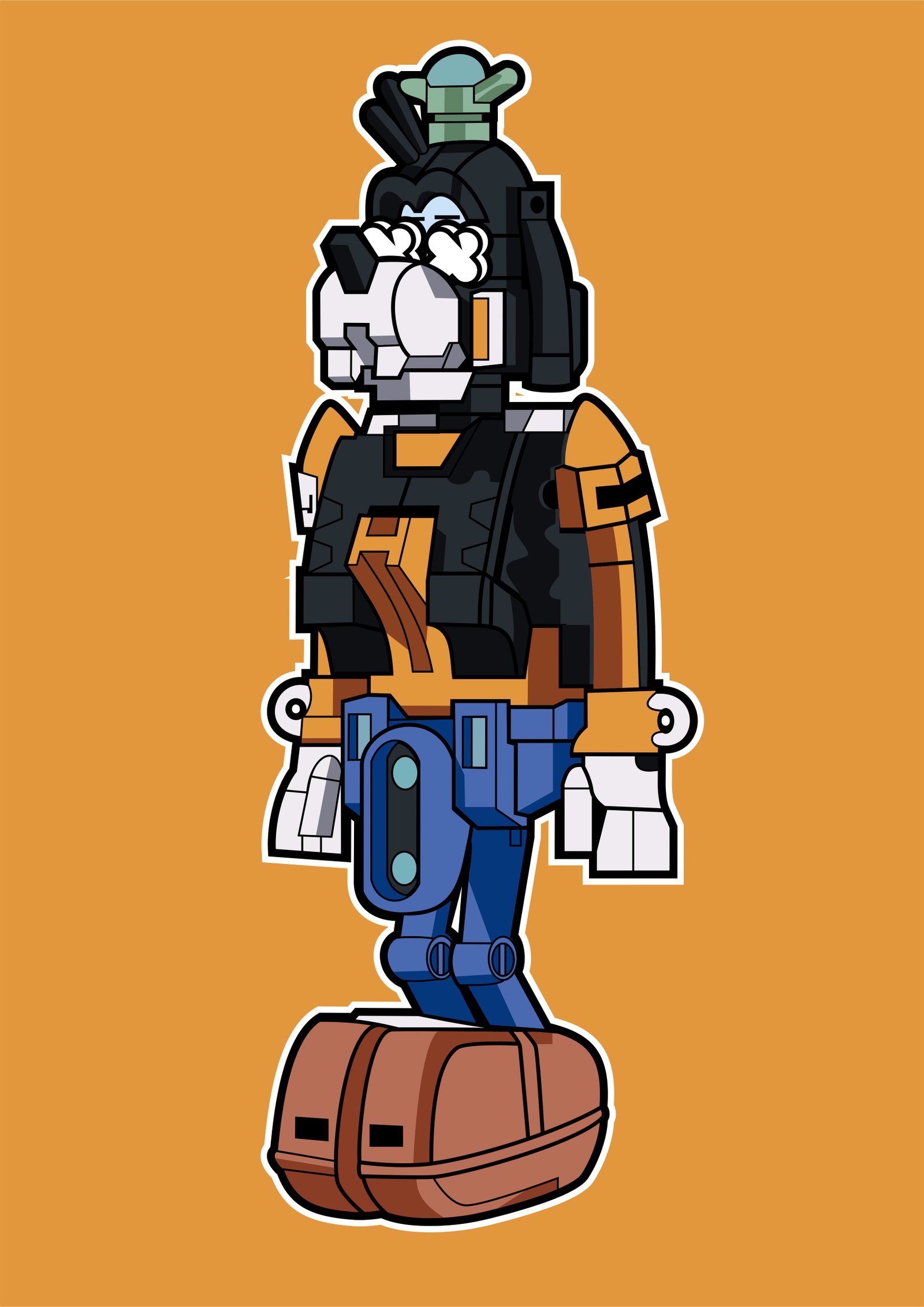 Goofy Lego