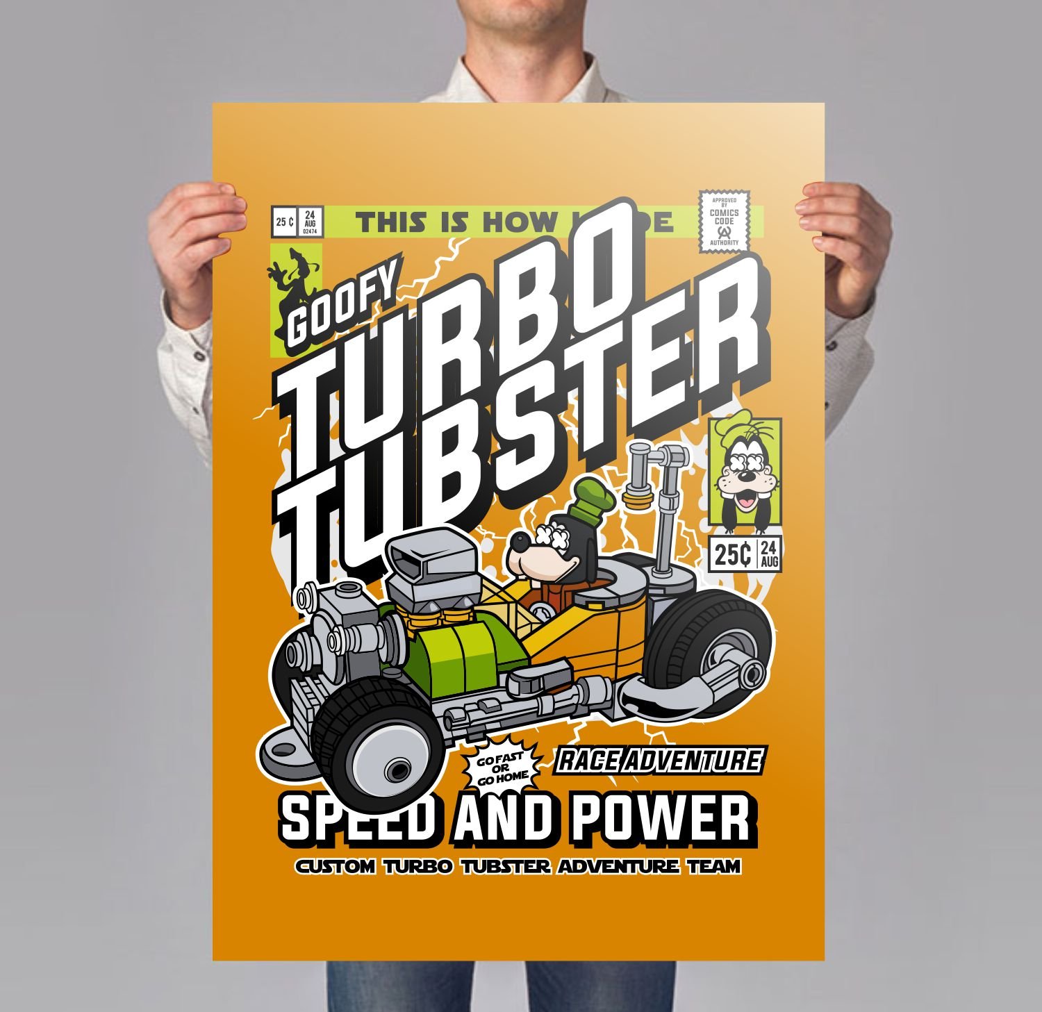 Goofys Turbo Tubster Poster