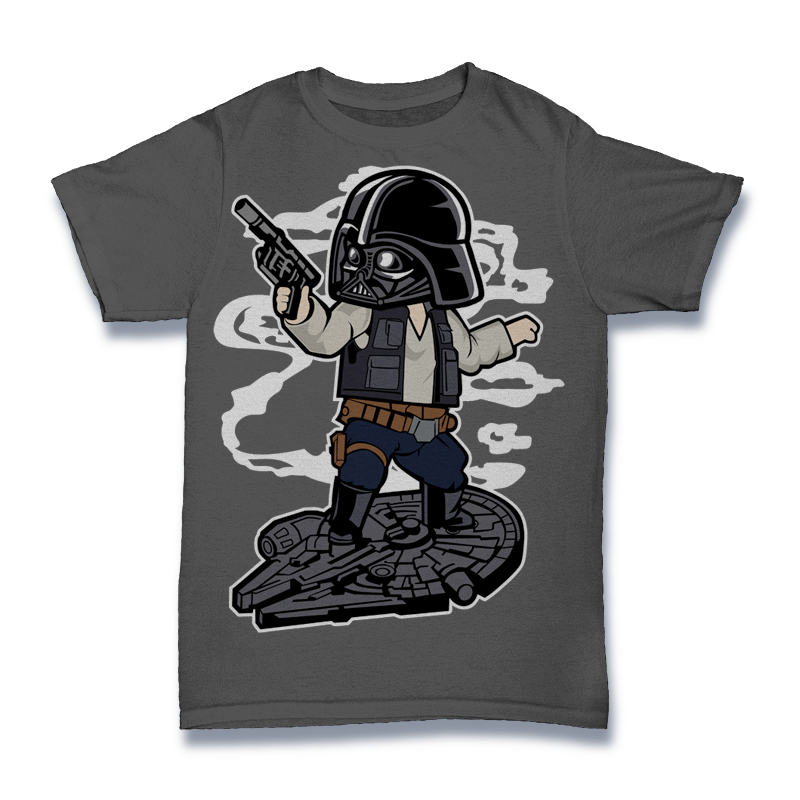 Han Solo Darth Vader Tshirt