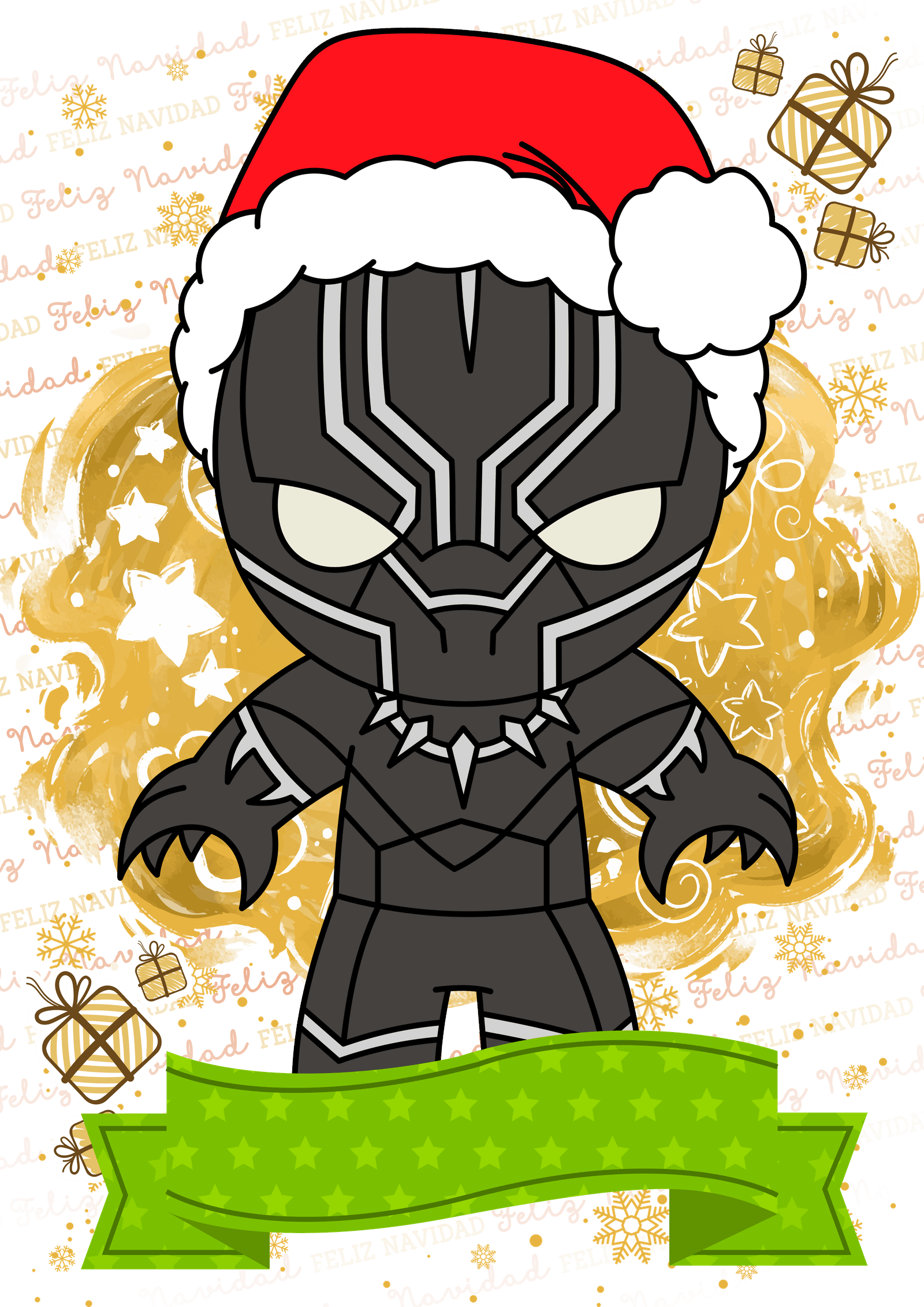 Heroes Christmas BlackPanther
