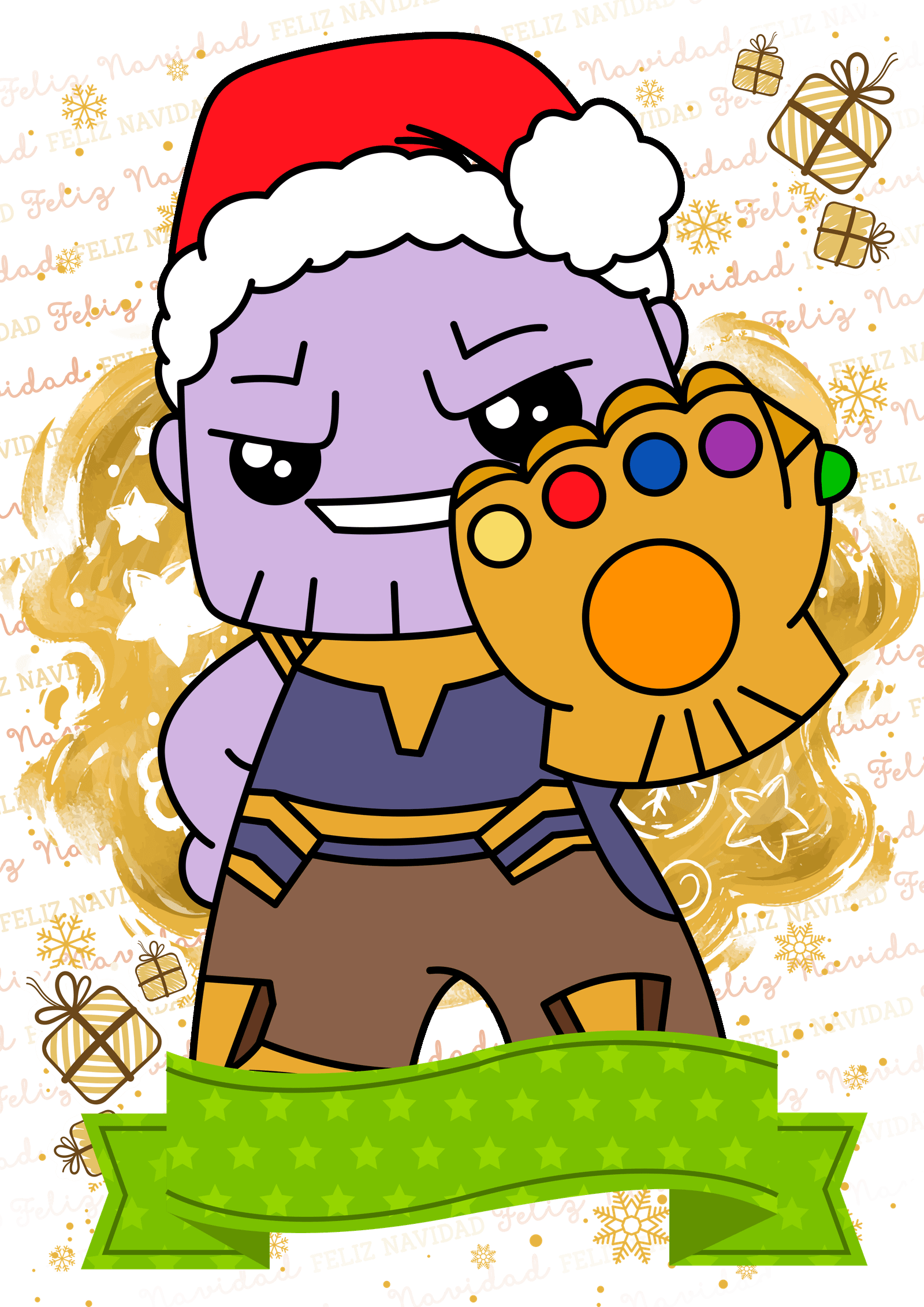 Heroes Christmas Thanos