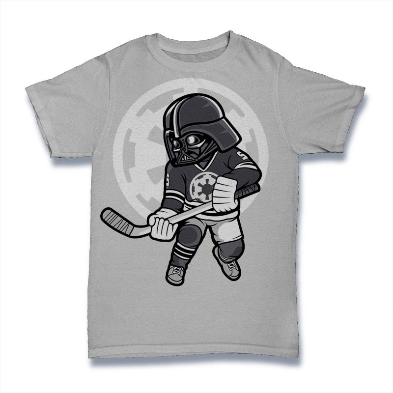Hockey Player Darth Vader Tshirt