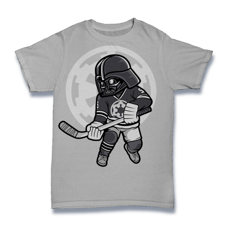 Hockey Player Darth Vader Tshirt
