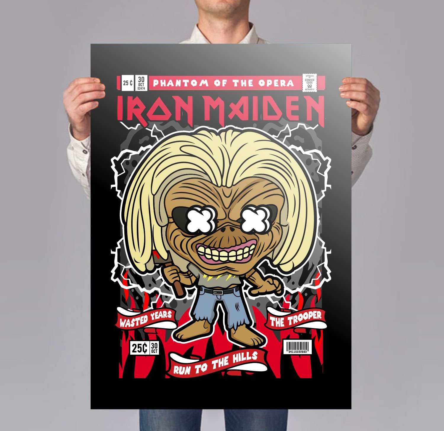 Iron Maiden Killer Eddie Poster
