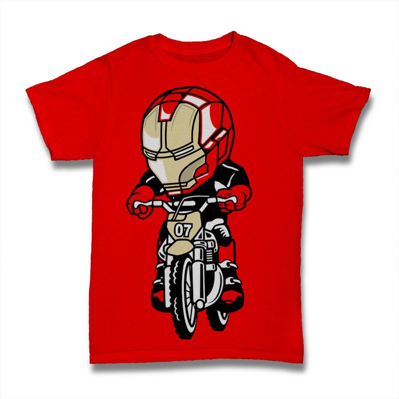 Iron Man Biker Tshirt