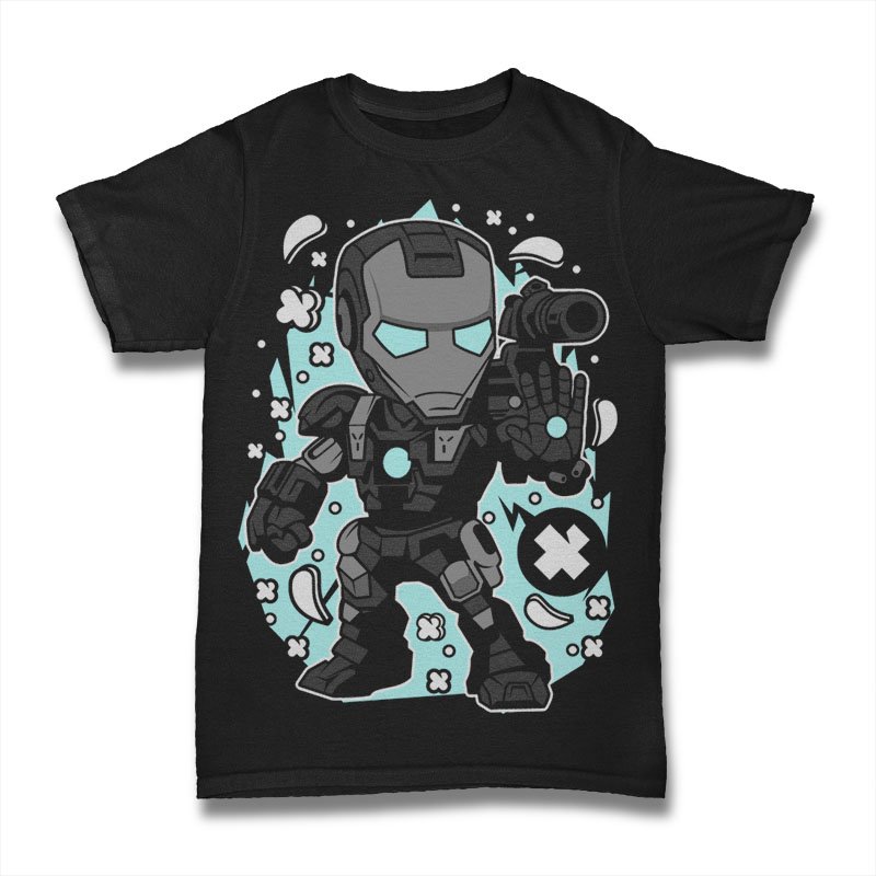Iron Man Black Tshirt