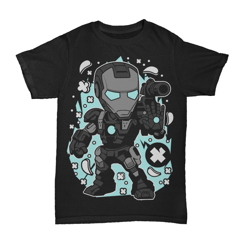 Iron Man Black Tshirt