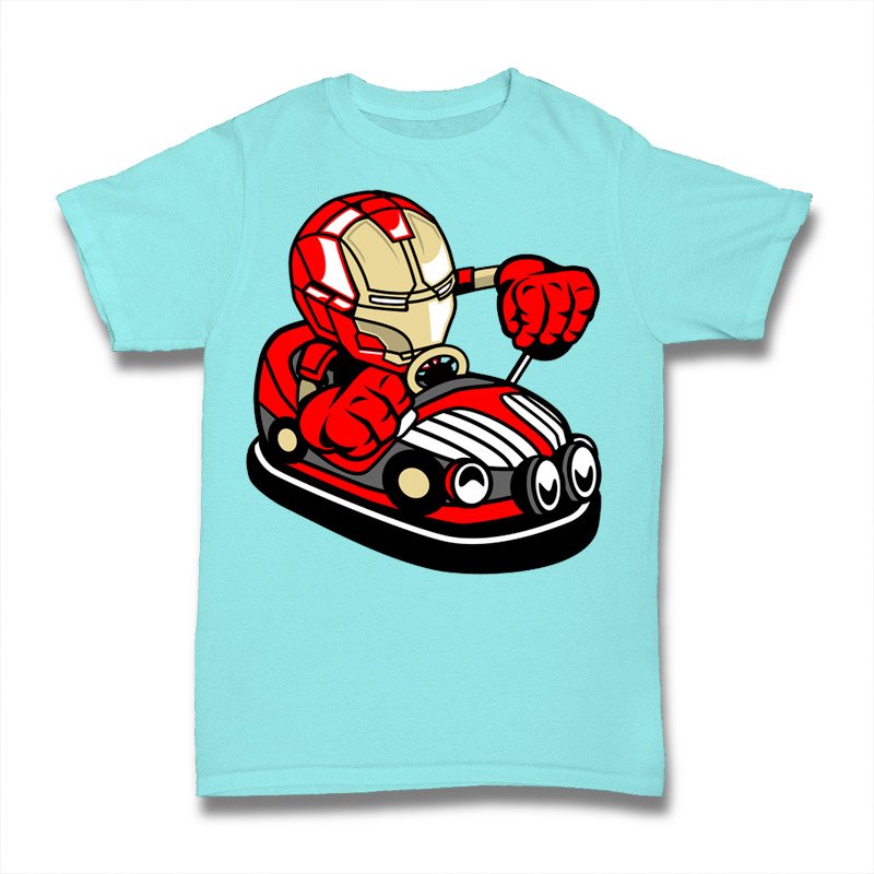 Iron Man Car Toy Tshirt