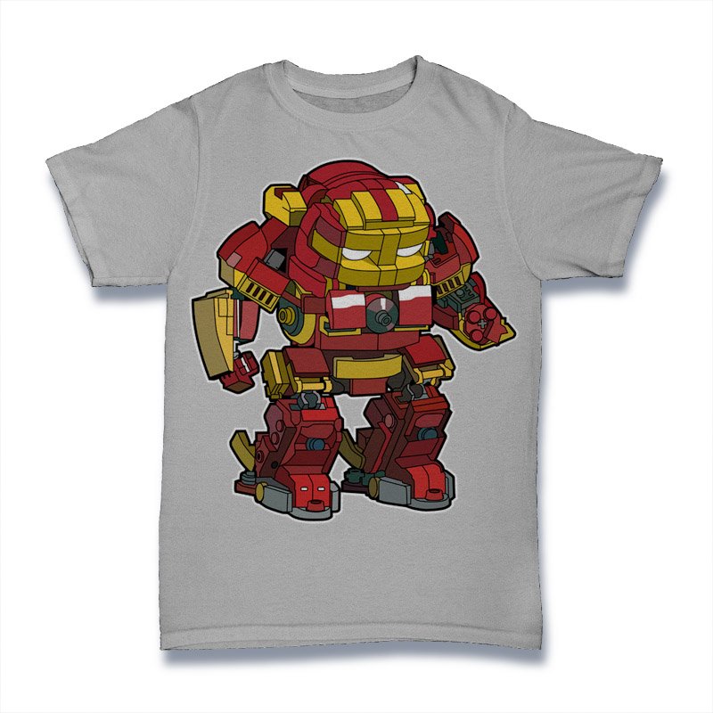 Iron Man Mecha Robo Tshirt