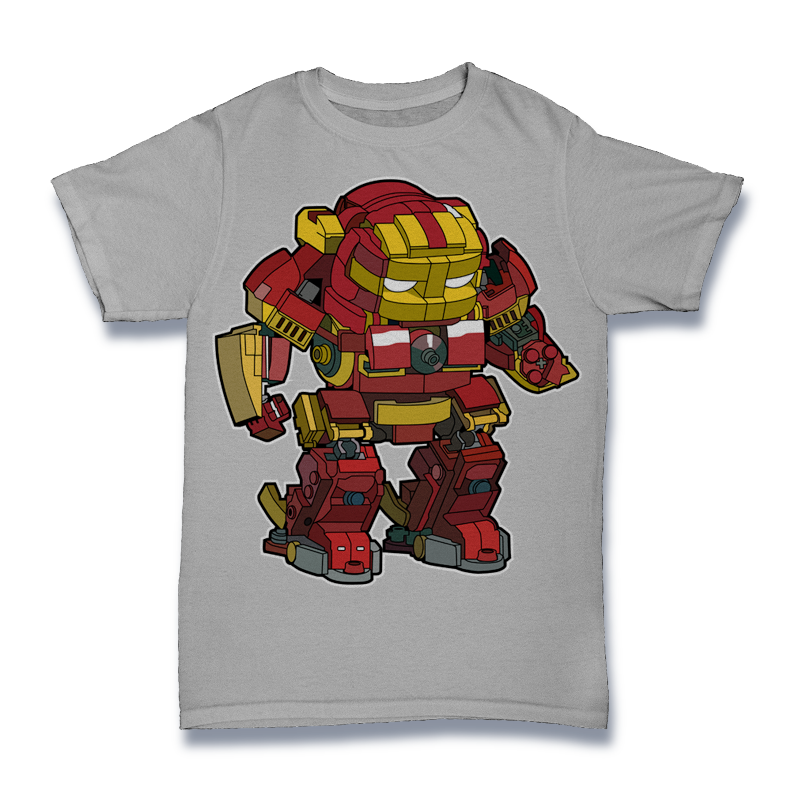 Iron Man Mecha Robo Tshirt