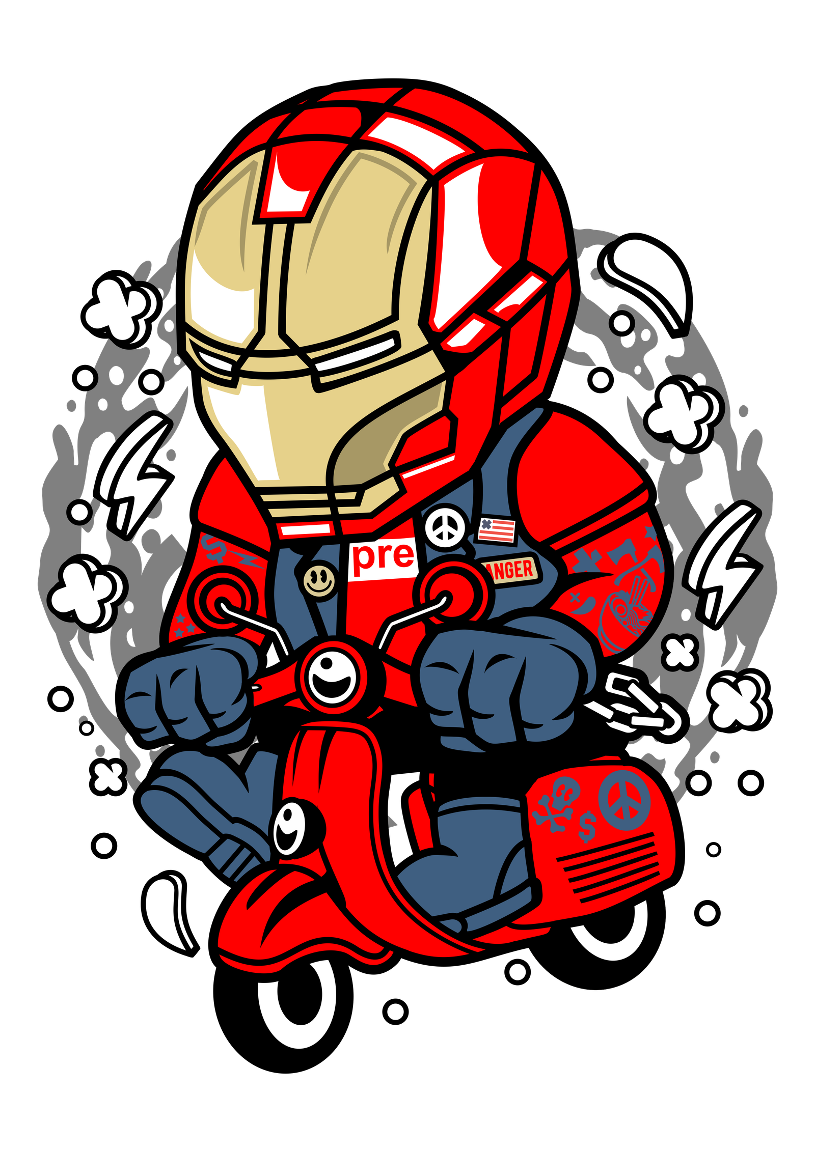 Iron Man Scooter