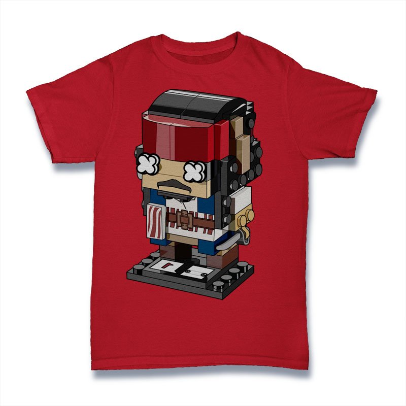 Jack Sparrow Lego Tshirt