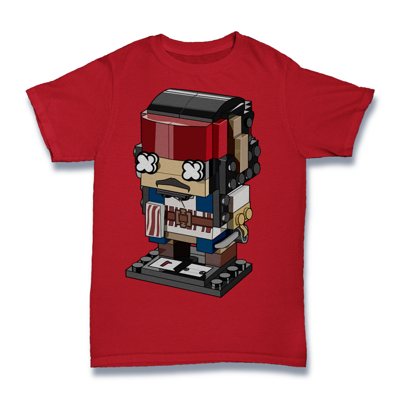 Jack Sparrow Lego Tshirt