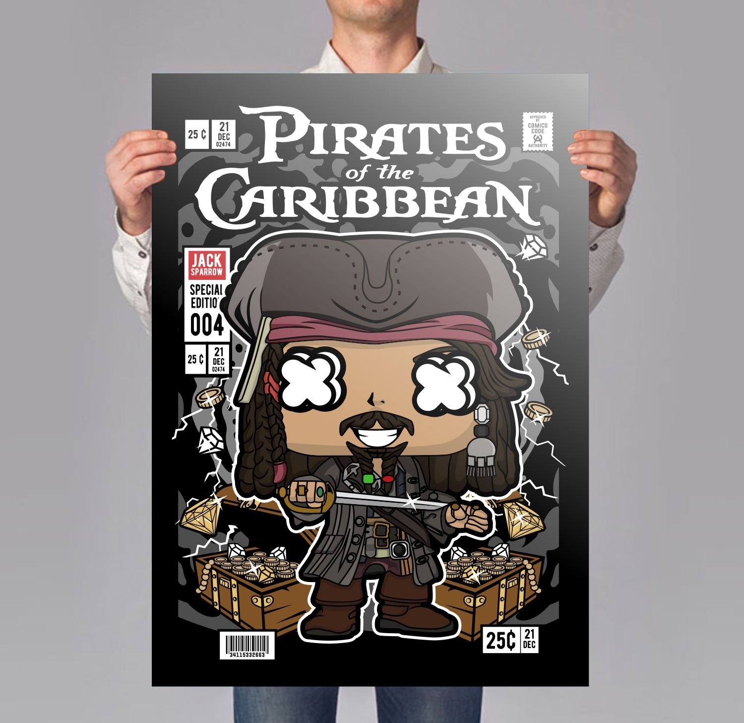 Jack Sparrow Pirates Of The Caribbean Poster
