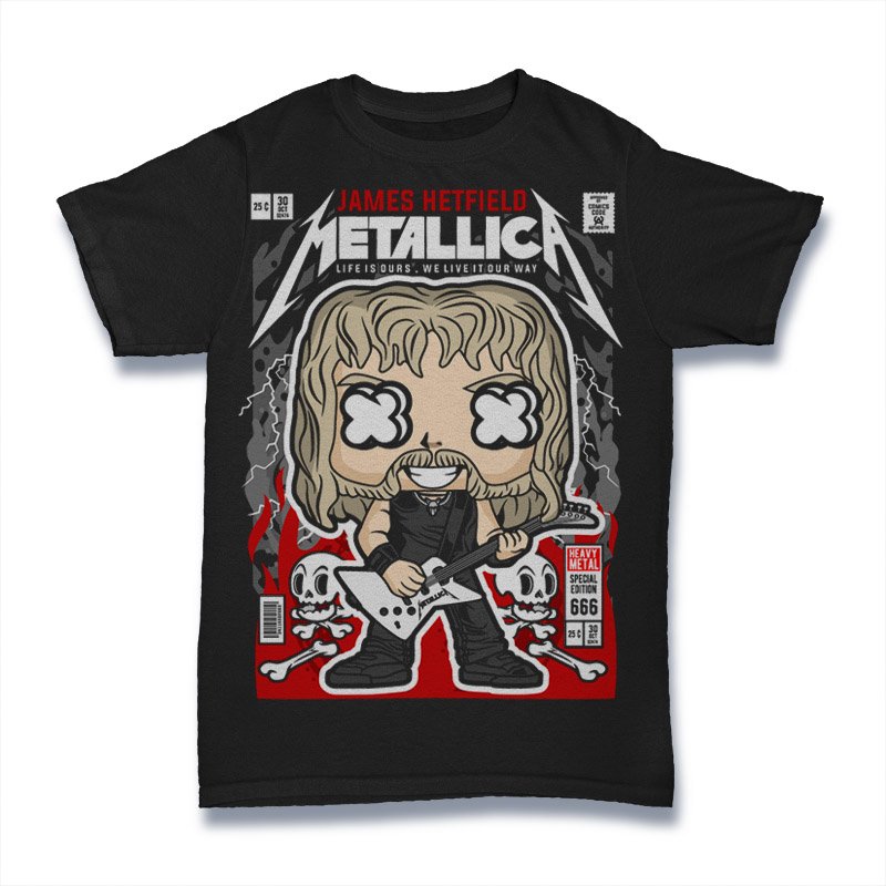 James Hetfield Metallica Tshirt