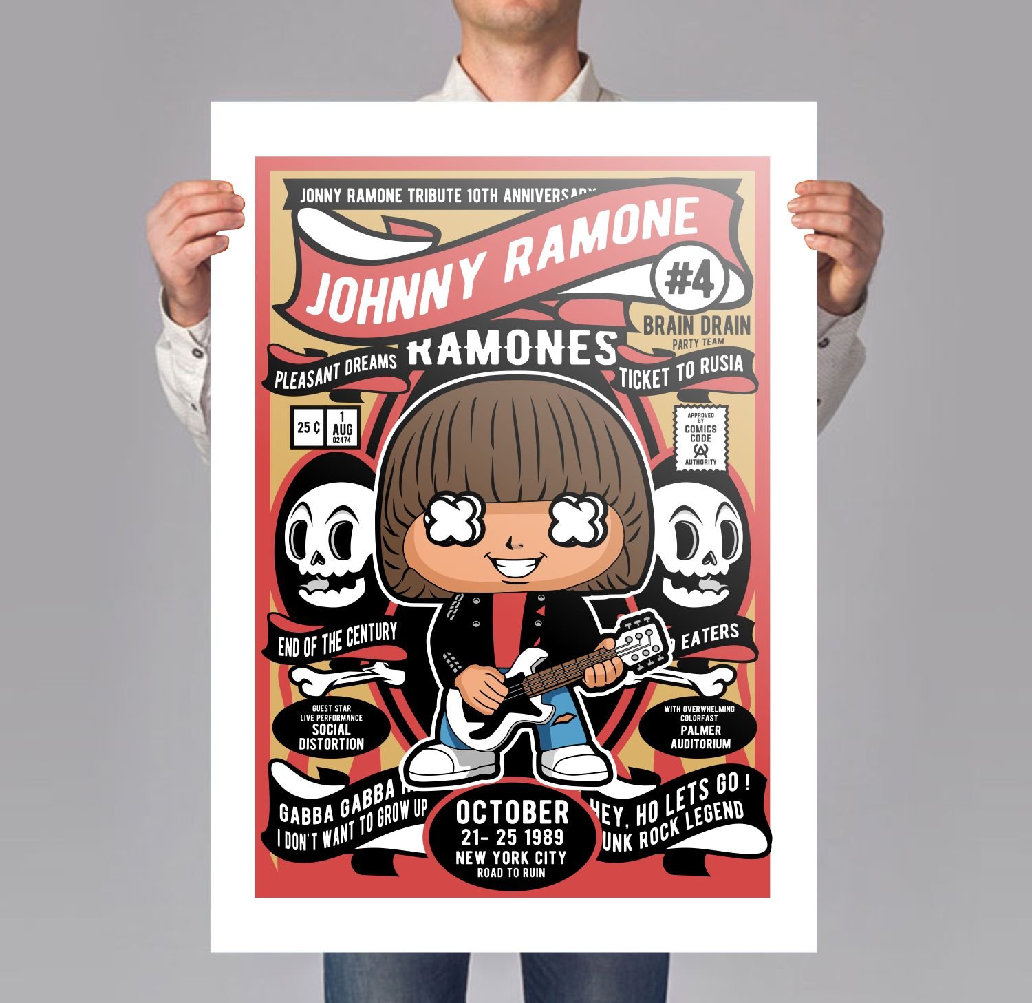 Johnny Ramone Poster
