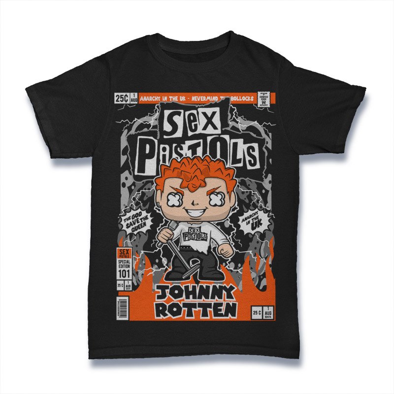 Johnny Rotten Sex Pistols Tshirt