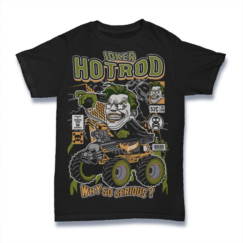 Joker Hotrod Tshirt