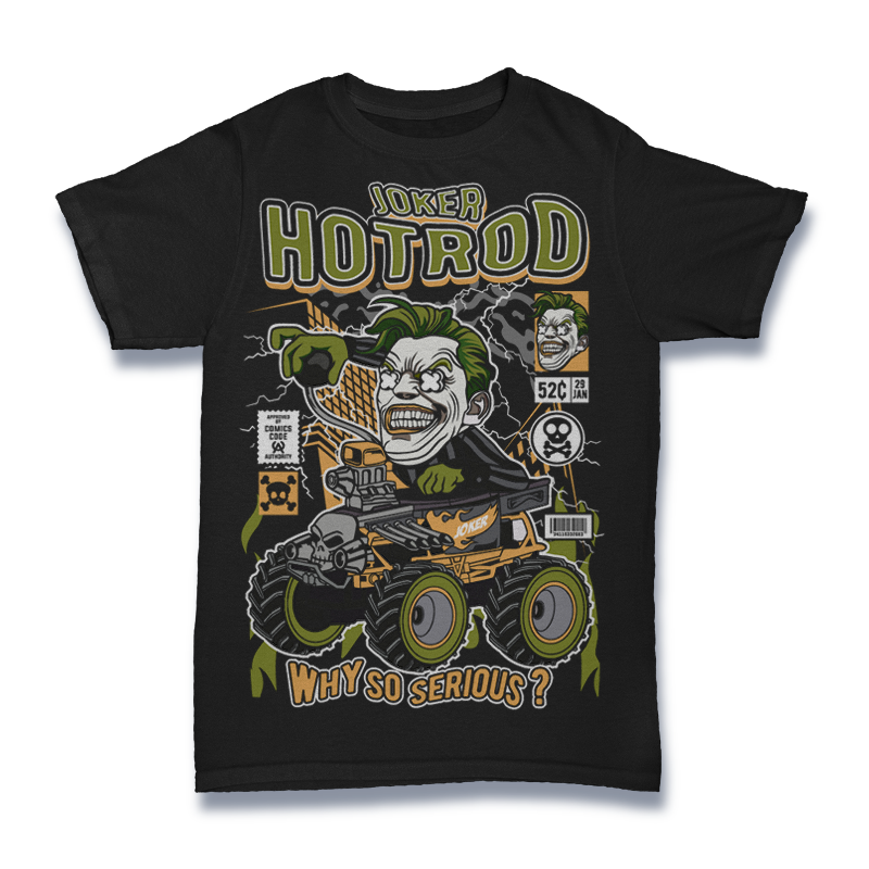 Joker Hotrod Tshirt