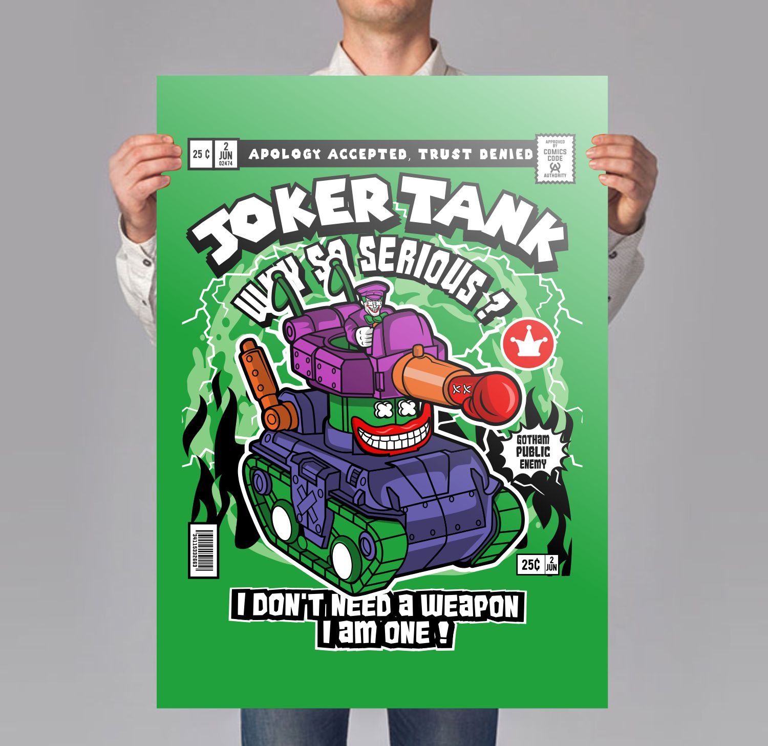 Joker Tank Poster