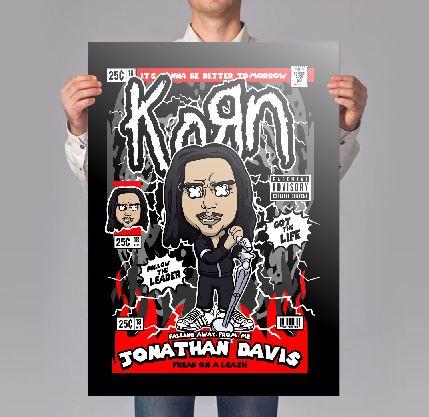 Jonathan Davis KoRn Poster