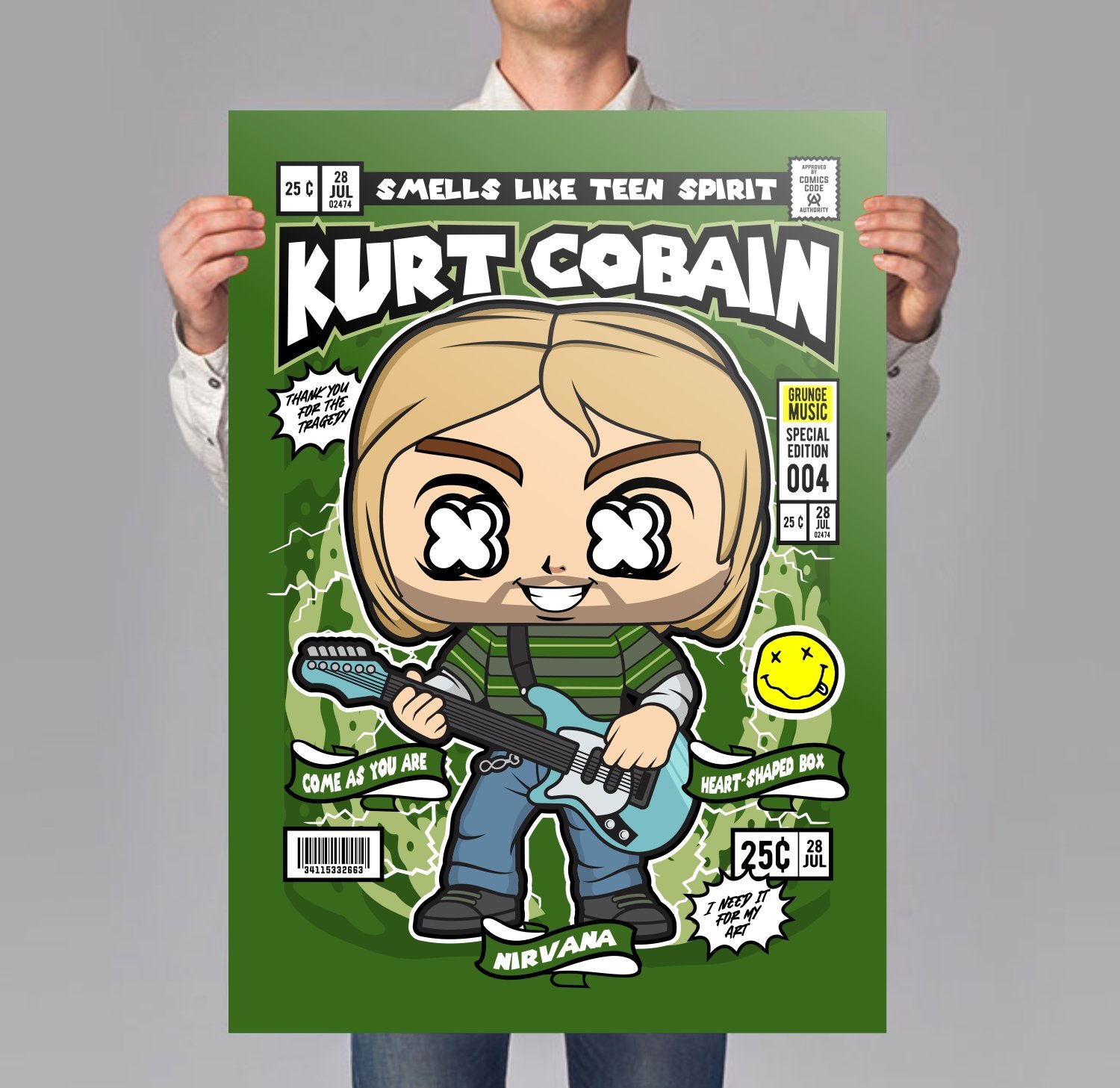 Kurt Cobain Poster