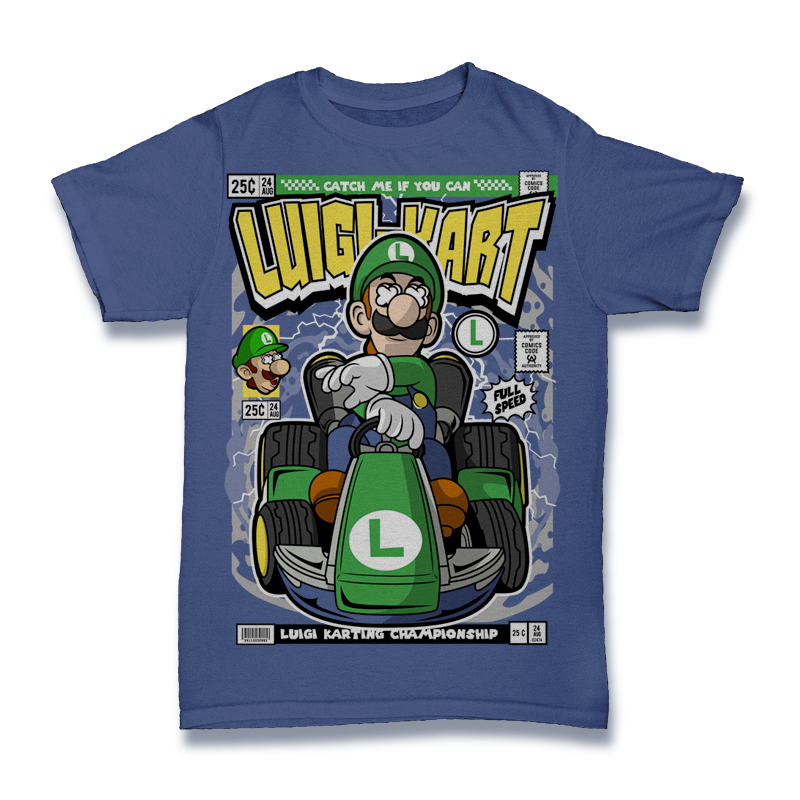 Luigi Karting Tshirt
